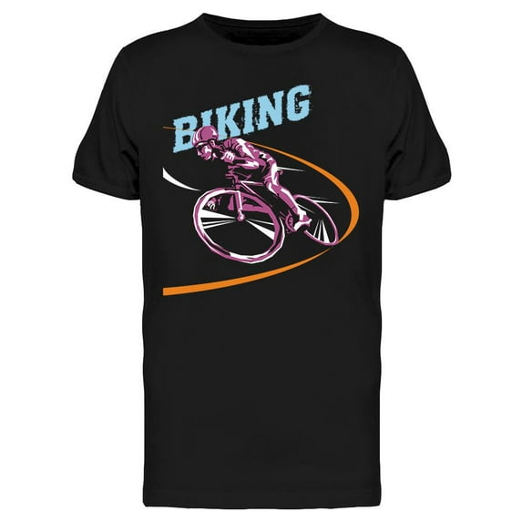 Biking Cool Design T-Shirt Men -Image by Shutterstock, Male x-Large