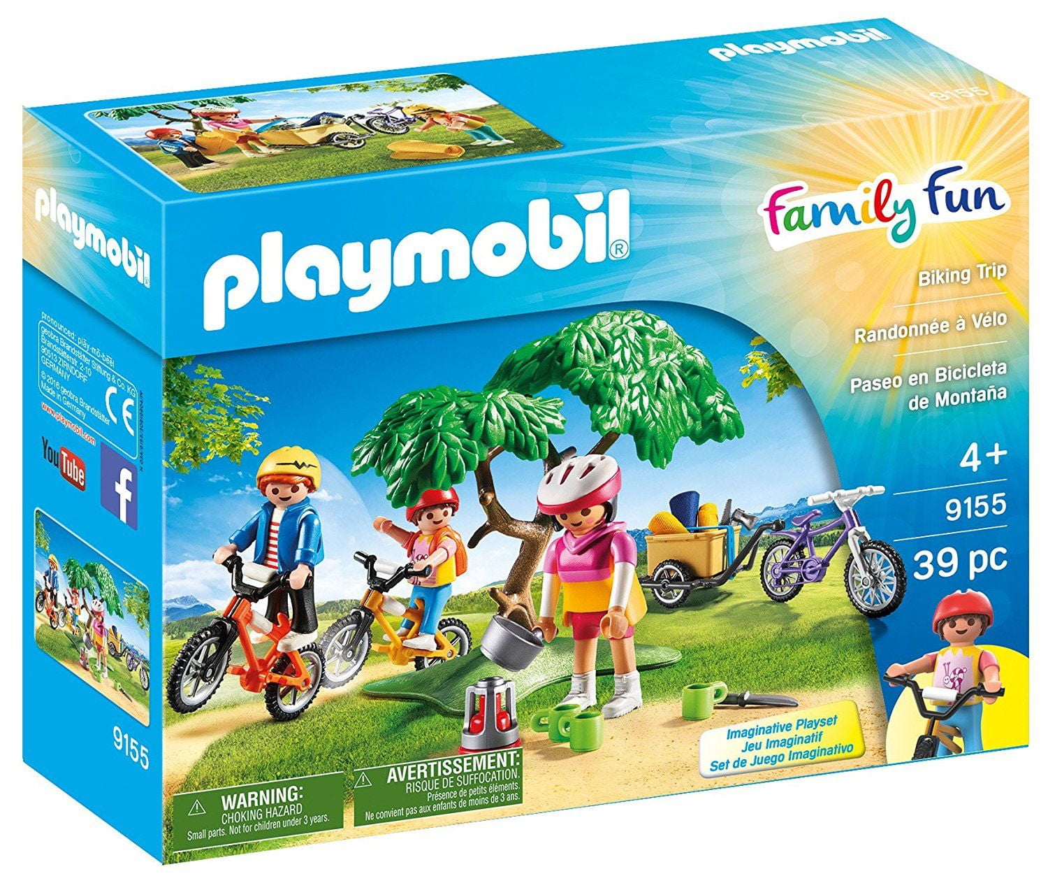 Family Fun Playmobil Bici MontaÃ±a Biking Trip Imaginative Play