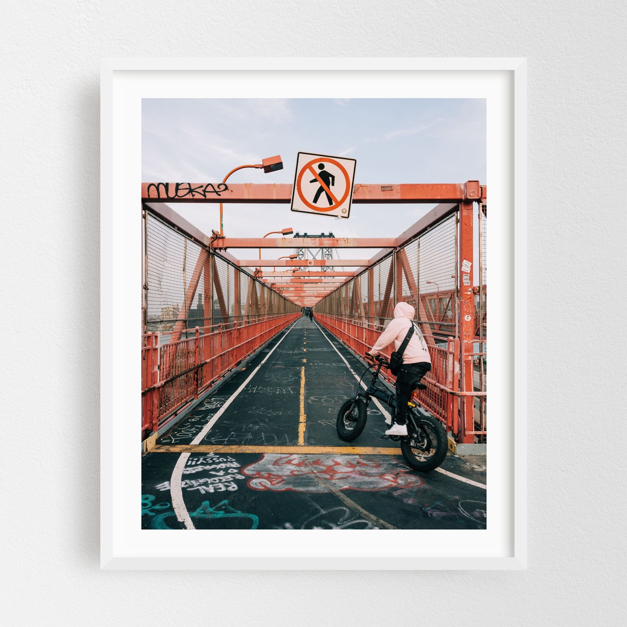 Biking the Williamsburg 01 - Manhattan New York Photography Bridge ...