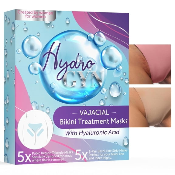 Bikini Area Treatment Vajacial Mask for Soothing | Hydrogel Vajacial Mask with Hyaluronic Acid and Aloe Vera