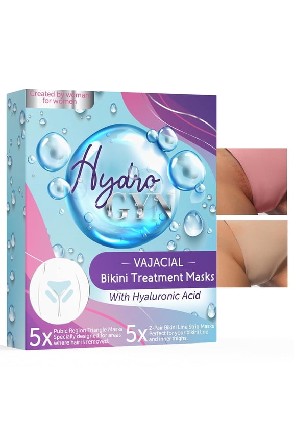 Bikini Area Treatment Vajacial Mask for Soothing | Hydrogel Vajacial Mask with Hyaluronic Acid and Aloe Vera