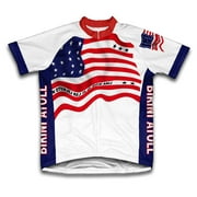 Bikini Atoll Flag Short Sleeve Cycling Jersey  for Women - Size M