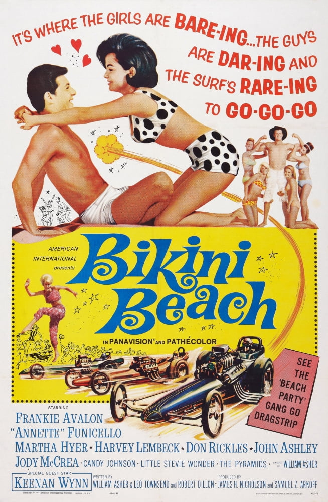 Bikini Beach U Canvas Art - (24 x 36)