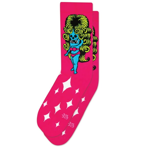 Bikini Beehive, Women’s Novelty Fashion Dress Crew Socks (Made in the USA)