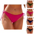 thumbnail image 1 of Bikini Bottoms for Women String Tie Side Low Rise Cheeky Swim Bottom Bathing Suit Bottoms, 1 of 6