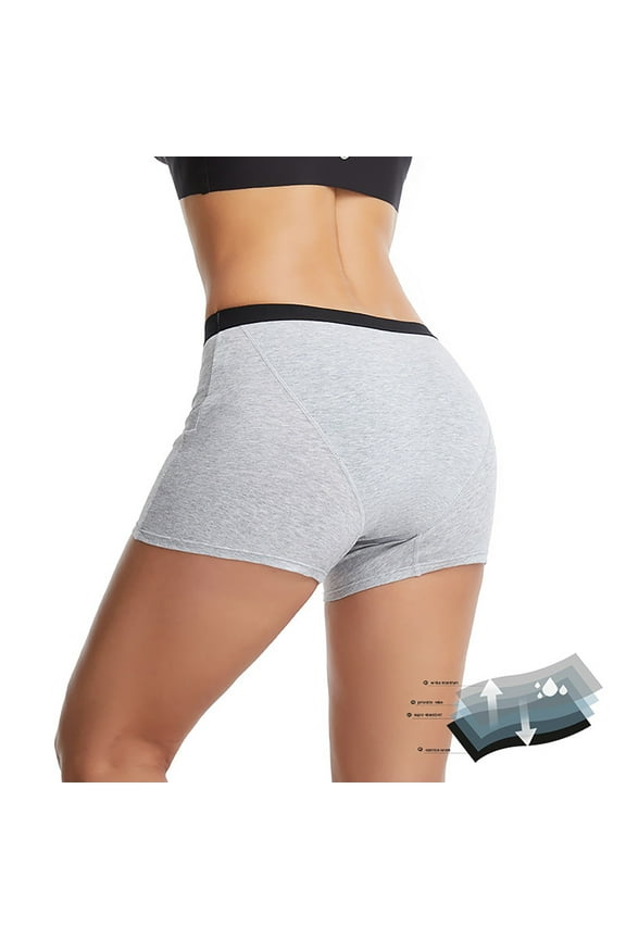 Bikini Brief Underwear for Women Absorbent Boxer All Day And Night Panties Saving on Clearance