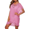 Bikini Coverups Summer Swimwear Knit Beach Dress Women Swimsuit Beach