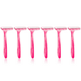 thumbnail image 1 of Bikini Disposable Razors for Women Durable Travel Accessories Pubic Hair Removal Beauty Razor Bikini Line Trimmer for Body Cosmetic Tool - Red, 1 of 6