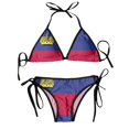 thumbnail image 1 of Bikini Femme Luxe Liechtenstein Flag Two Piece Women's Set, 1 of 4