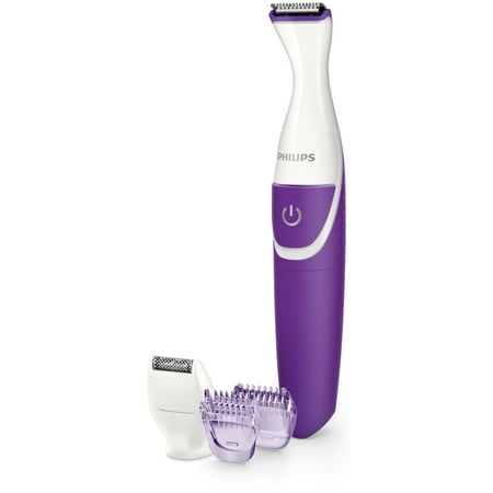 Philips - BikiniGenie Bikini Trimmer - White/Purple