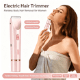 thumbnail image 1 of Bikini Hair Removal Trimmer for Women - 2 in 1 Dual Head Electric Shaver, Waterproof Rechargeable Hair Removal Tool, USB Charging Lady Razor for Legs Underarm Body Grooming, 1 of 6