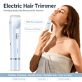thumbnail image 1 of Bikini Hair Removal Trimmer for Women - 2 in 1 Dual Head Electric Shaver, Waterproof Rechargeable Hair Removal Tool, USB Charging Lady Razor for Legs Underarm Body Grooming, 1 of 7