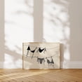 thumbnail image 1 of Bikini Hanging Girl Laundry Coquette Room Wall Art 2, Stretched Canvas 12x16in, 1 of 4