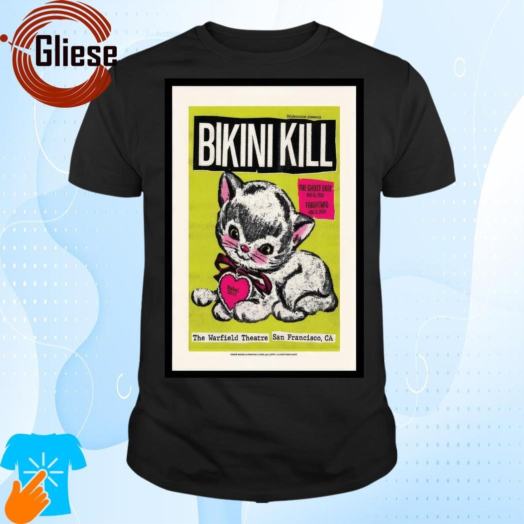 Bikini Kill August 1819 2024 The Warfield Theatre In San Francisco Ca