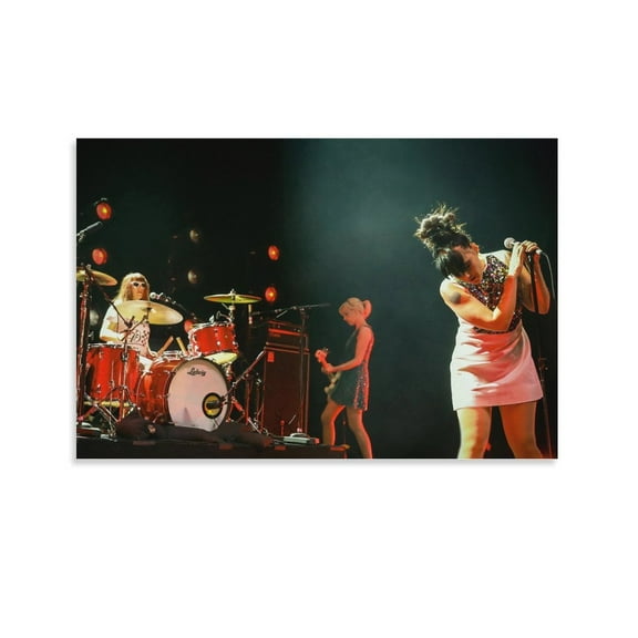 Bikini Kill Rock Band Poster (6) Painting On Canvas Wall Art Poster Scroll Picture Print Living Room Walls Decor Home Posters 24x36inch(60x90cm)