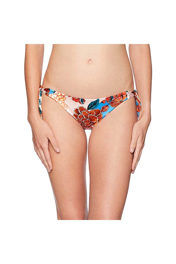 Bikini Lab Women's Side Tie Hipster Bikini Swimsuit Bottom, Multi, Medium