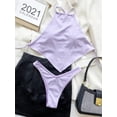 thumbnail image 1 of Bikini New Solid Color 2 Piece Swimsuit For Women Sexy Bikini Multi-Color Swimsuit Mujer Biquini, 1 of 7