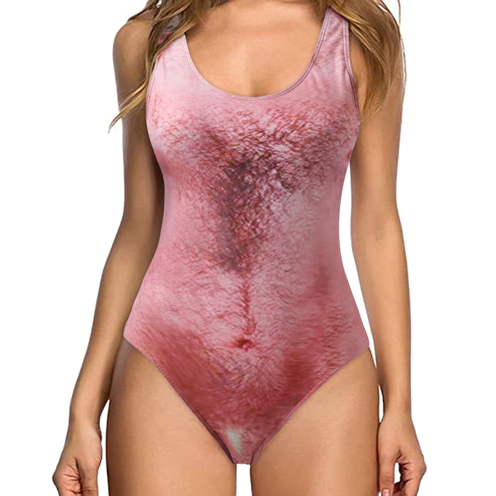 Bikini Set For Womens High Cut 1Piece Funny Monokini Swimwear Walmart