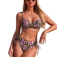 thumbnail image 1 of Bikini Set Womens Swimsuits 2 Piece Floral Print Bikini Set Beach Resort and Pool Wear, 1 of 9