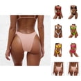 thumbnail image 1 of Bikini Set for Women Two Piece Swimsuit U Wire Cutout High Waisted Textured Swimwear Tummy Control Bathing Suit Beach Vacation, 1 of 6