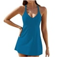 Bikini Sets For Women Push Up, Womens One Piece Swimsuits Push Up Tummy Control Bathing Suits V