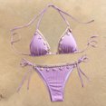thumbnail image 1 of Bikini Sets for Women Sexy,Summer Swimsuit Women Bikini,Swimsuits for Women 2 Piece Bikini,Bikinis Sets for Women High Waisted,New Fashion Comfortable Bikini Women's Sexy Plain Color Swimsuit Bikinis, 1 of 4