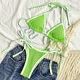 thumbnail image 1 of Bikini Sets for Women Sexy,Summer Swimsuit Women Bikini,Swimsuits for Women 2 Piece High Waisted,New Fashion Comfortable Bikini Women's Sexy Plain Color Swimsuit Bikinis Sets, 1 of 4