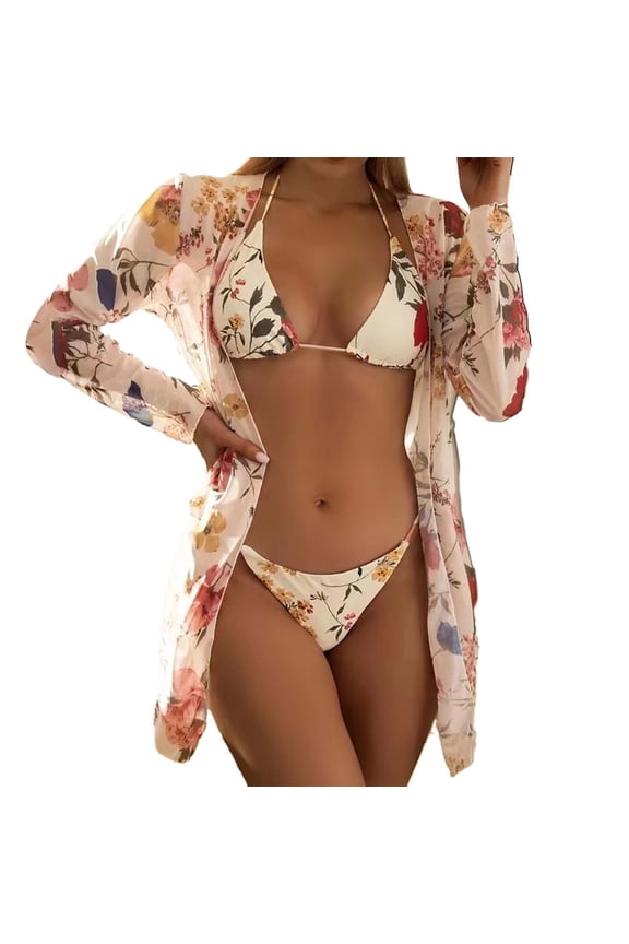 Bikini Sets for Women Ties Halter Bathing Suit Bikini for Teens Two Piece Swimsuit for Women Women Two Piece Bikini Swimsuit String Bikini Sets for Women