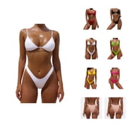 Bikini Sets for Women Print Push-Up Padded Bra Beach Womens Swimsuits Beachwear Swimwear Swimsuit 2026 New