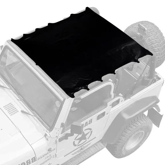 Bikini Top Roof Cover Leather Soft UV Protection Sun Shade UV Protection for Jeep Wrangler TJ 1997-2006