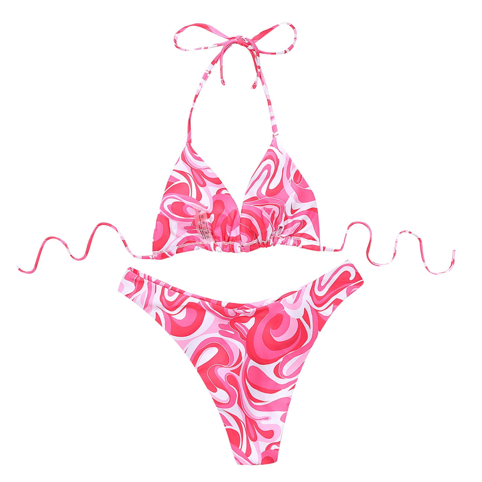 Bikini Top for Women Large Bust Ruffle Bikini Women Floral Print