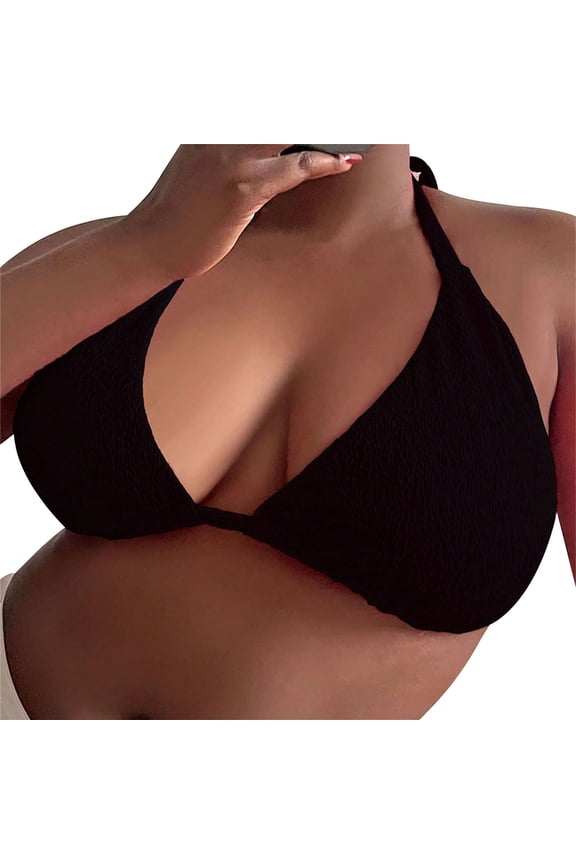 Bikini Tops for Women Bathing Suit Top Supportive Bikini Top Women Bikini Top Full Coverage Bikini Top Triangle Bikini Top Bikini Halter Top Plus Size Bikini To