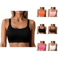 thumbnail image 1 of Bikini Tops for Women Adjustable Strap Full Coverage Square Neck Swimsuit Top Bathing Suit Tops, 1 of 4