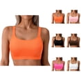 thumbnail image 1 of Bikini Tops for Women Adjustable Strap Full Coverage Square Neck Swimsuit Top Bathing Suit Tops, 1 of 4