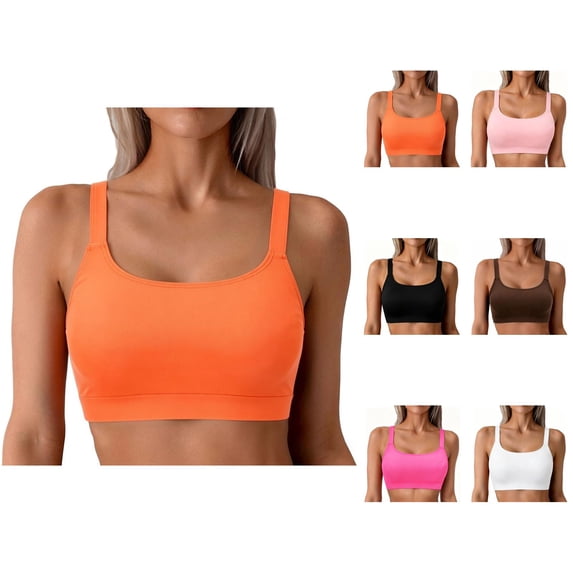 Bikini Tops for Women Adjustable Strap Full Coverage Square Neck Swimsuit Top Bathing Suit Tops