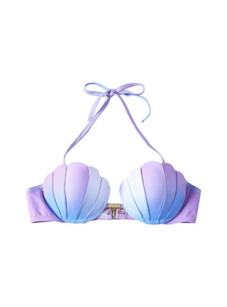 Loftus Mermaid Adult Sea Shell Bra Bikini Top White One Size Novelty Item