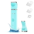 Bikini Trimmer for Women, 2 in 1 Electric Women Pubic Hair Trimmer, Portable Ladies Shaver with