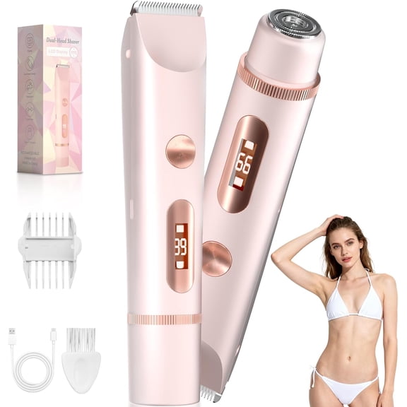 Bikini Trimmer for Women - Gentle  Razor for  Areas,  -C   for  & , Stocking Stuffers Holiday  (Petal  with )