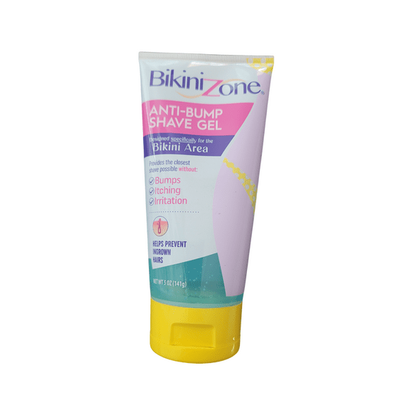 Bikini Zone Anti-Bumps Shave Gel For Bikini Area 5 oz (Pack of 3)