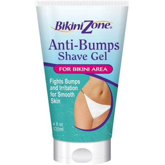 Bikini Zone Anti-Bumps Shave Gel for Bikini Area 4 Fl. Oz.