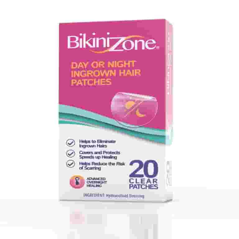 Bikini Zone Day or Night Ingrown Hair Women’s Aftershave Treatment Patches, 20 Count