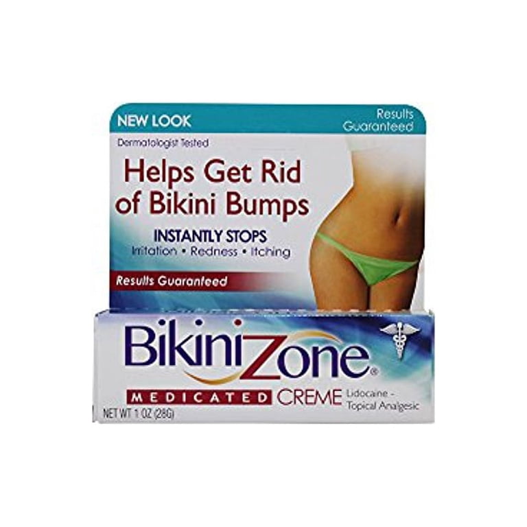 らきびび　ESRENSCE DERMAIN SHOT CxAZ200 Bikini Zone® Medicated Cream Lidocaine Topical Analgesic, 1 oz