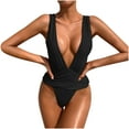 thumbnail image 1 of Bikini with Full Coverage Bottom One Piece Swimsuit Women High Cut Floral Swimsuits for Women Lace up One Piece Swimsuit One Piece Swimsuit, 1 of 6