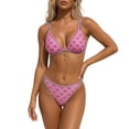 thumbnail image 1 of Bikinis Sets for Women Two Piece Swimsuit for Women Floral Print Two Piece Bikini Set with Tie Side Adjustable Straps Beachwear, 1 of 9