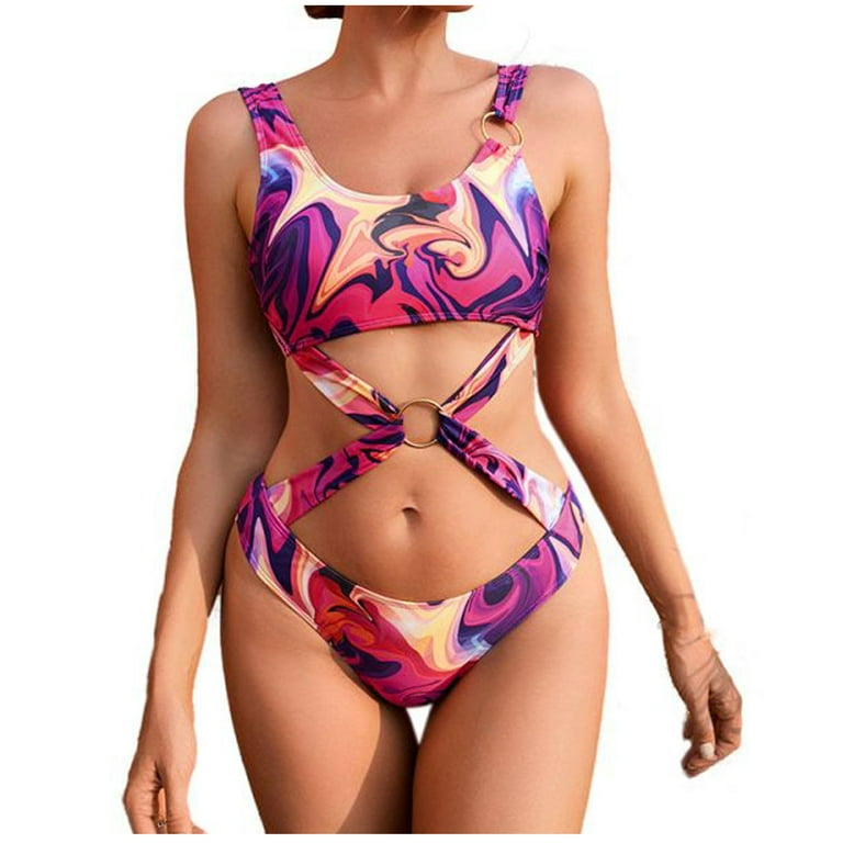 Bikinis Swimsuit Set for Women Swimwear Triangle Bathing Suit Tie
