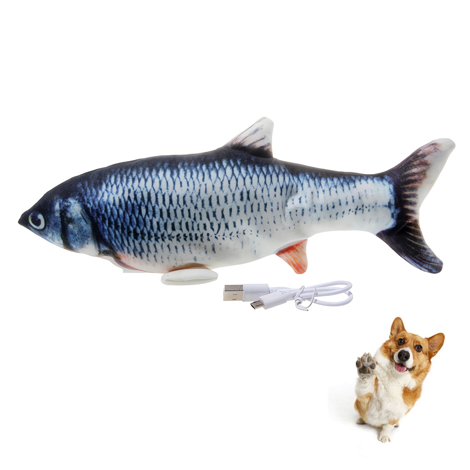 Bikirin Flopping Fish dog activity toys, Realistic and Interesting