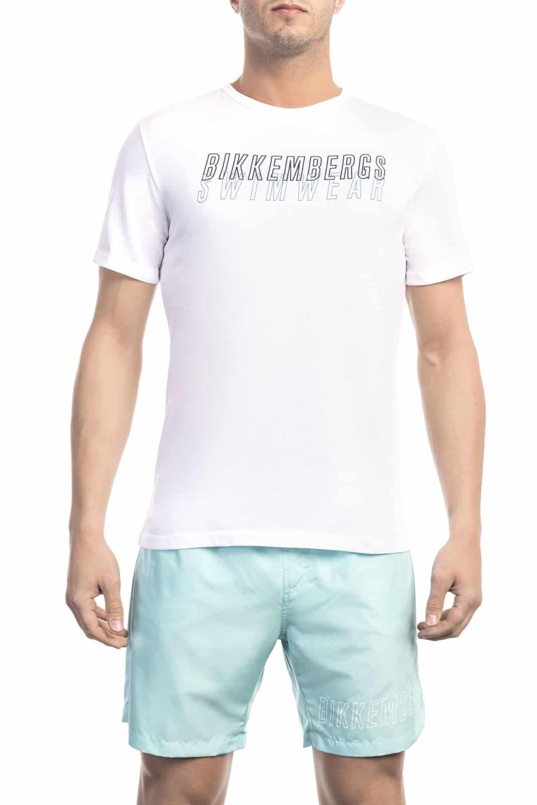 Bikkembergs Yellow Cotton Men's T-Shirt main image 1
