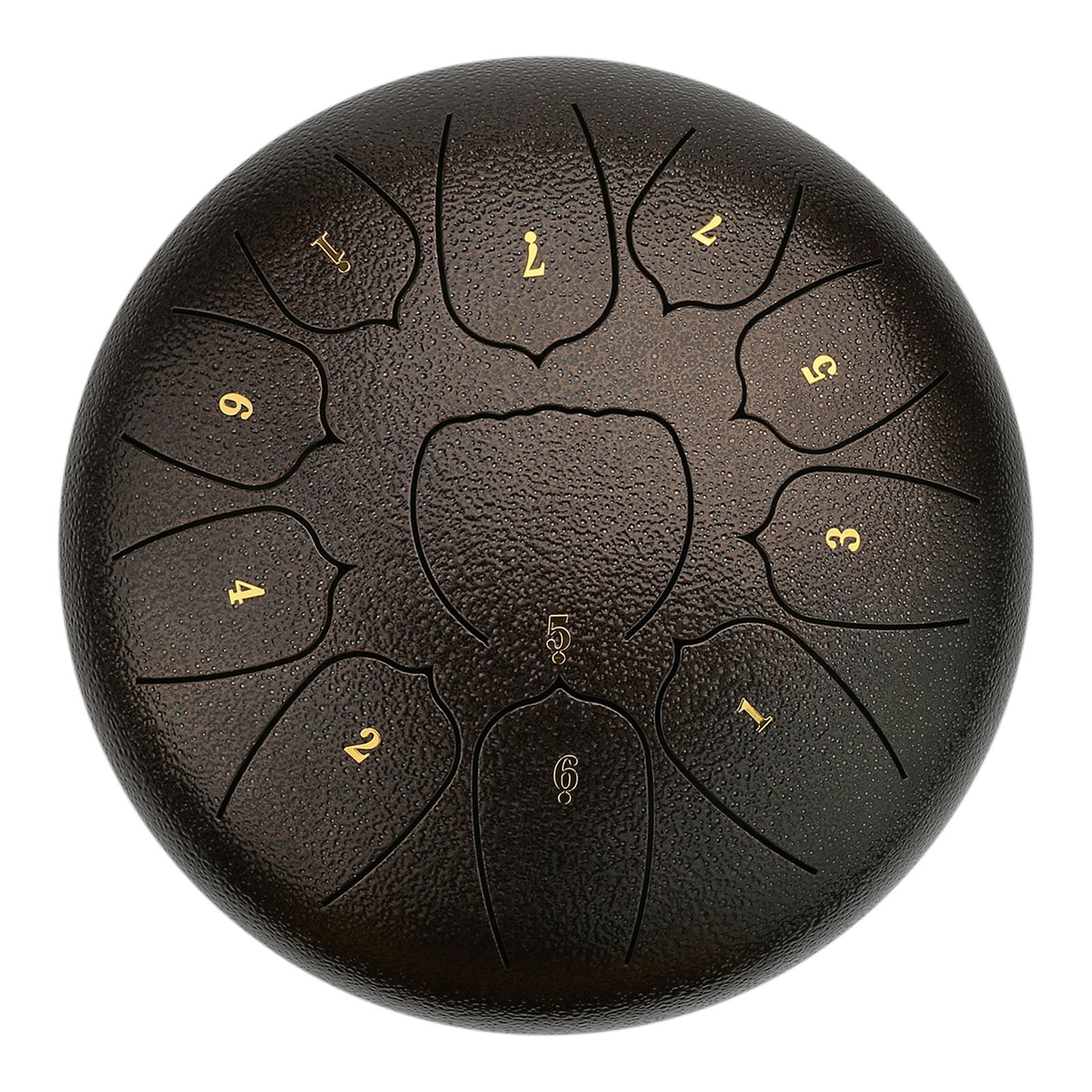 11-Note 10-inch Rain Drum for Garden & Outdoor - Steel Hand Drum for Sound Healing, Musical Education, Entertainment, Meditation & Yoga Gifts