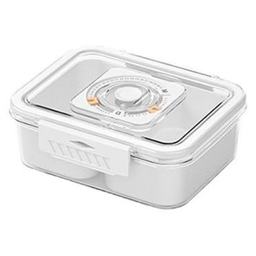 Snack Box Container,Divided Serving Tray with Lids and Handle, Snackle Box Charcuterie Container,1Compartments Snack Tray for Fruits,Nuts,Candy,Cookies,Party,Picnic