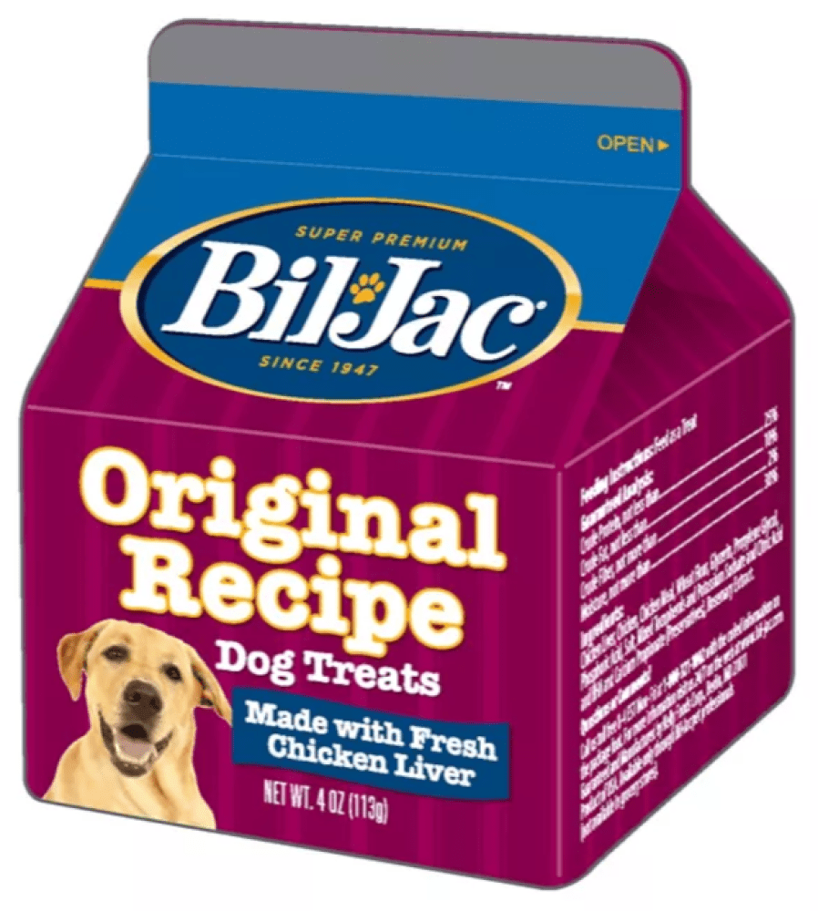 Bil Jac 545 Original Recipe Dog Treat Made with Fresh Chicken Liver, 4oz